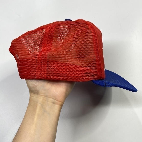 Vintage Spartan Swissmiss Menomonie, Wisconsin Mesh Snapback Hat - Picture 2 of 7